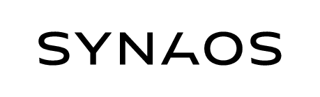 Logo mit dem Schriftzug "SYNAOS" in schwarzer, moderner Schrift.