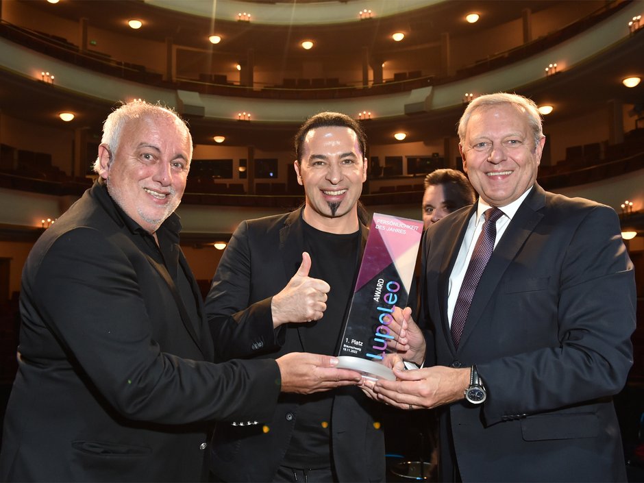 LupoLeo Award 2022 Persönlichkeit des Jahres zusammen mit Initatoren